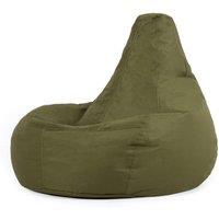 icon Recliner Indoor Outdoor Bean Bag Khaki Bean Bag Chair