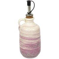 Verano Spanish Ceramics Pastel Beach Hand Painted Kitchen Dining Table Oil Drizzler Pourer 250ml in Lilac