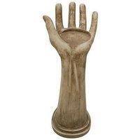 Minster Hand Wine Bottle Holder - Resin - L22 x W14 x H32 cm in Brown | Size: 1 Pack
