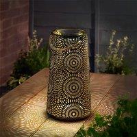Marco Paul 29cm Bronze Metal Silhouette Hanging Solar Powered Lantern