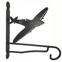 Poppyforge Spitfire Feature Bracket - Steel - W30.5 x H33 cm - Black