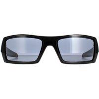 Oakley Men's Wrap Polished Black Grey Sunglasses