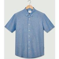 Peter Werth Men's Gav SS Shirt in Indigo | Size: XL