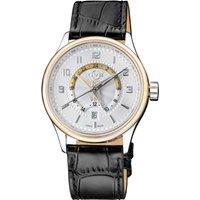 Giromondo Silver Dial Black 42307 Swiss Quartz Watch
