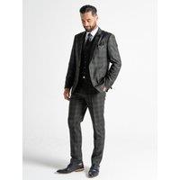 V2 Classic Men's Charles - Dark Green with Black Checks | Size: 46R