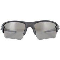 Oakley Men's Sport Steel Prizm Black Polarized Sunglasses in Grey