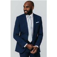 Dobell Men's Blue Suit Jacket | Size: 46R