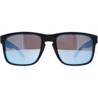 Oakley Men's Square Matte Black Camo Prizm Deep Water Polarized Holbrook