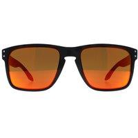 Oakley Men's Square Matte Black Camoflauge Prizm Ruby Holbrook XL