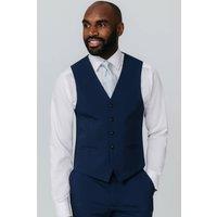 Dobell Men's Blue Waistcoat | Size: Large