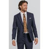 Dobell Men's Dark Blue Twill Suit Jacket | Size: 44R