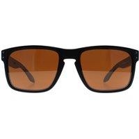 Oakley Men's Square Matte Black Prizm Tungsten Polarized Holbrook