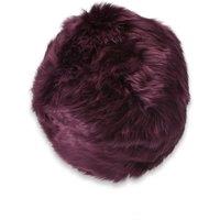Nordvek Women's Classic Zhivago Style Sheepskin Hat in Purple