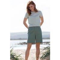 Kite Women's Crichel Twill Chino Shorts in Green | Size: 18