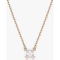 Swarovski Women's Stilla Rose Gold Tone Plated Square Cubic Zirconia Necklace 5701904 | Size: 45 cm