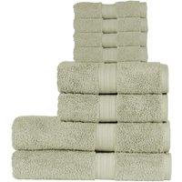 CHRISTY 'Renaissance' Luxury 675GSM Egyptian Cotton 8 Piece Towel Bale in Pale Green
