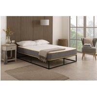 The Foam People The Saffron Comfort All Foam Mattress 8 Inch Deep Memory & Supportive Foam in Grey | Size: Double