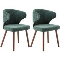 Set of 2 Upholstered Dining Chairs