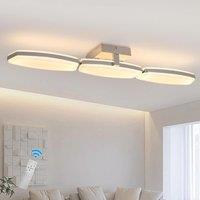 Garwarm LED Ceiling Light, Dimmable Kitchen Flush Mount Ceiling Light in White