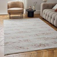THE RUGS Carmel Abstract Area Rug Runner Soft Pile Living Room Bedroom in Terracotta | Size: 120 cm x 170 cm