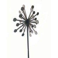 Poppy Forge 5Ft 3D Allium Plant Pin (2 Parts) BM/RtR (Pack of 3) - Steel - H152 cm in Black