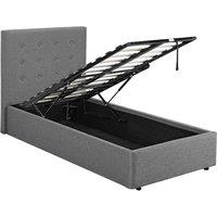 Lemon Pavilion Furniture Lucca Plus 3.0 Single Bed - Linen - L208 x W110 x H113 cm - Grey