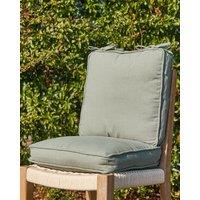 Dibor Set of 2 Green Summer Outdoor Garden Chair Seat Pad Cushions W41 x L41cm