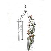 Poppyforge Imperial Ogee Arch (Including Ground Spikes) BM/RtR - Steel in Black