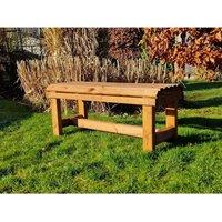 Churnet Valley Garden Furniture Ltd Valley Backless Garden Bench - Timber - Fully Assembled in Brown