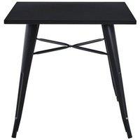 Minster Garden Bar Table - Metal - L80 x W50 x H76 cm - Black | Size: 1 Pack