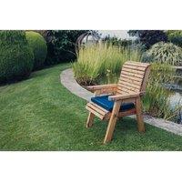 Churnet Valley Garden Furniture Ltd Valley Chair - Timber - Garden Furniture - Minimal Assembly Required in Brown