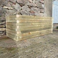 Buttercup Farm Norfolk Planter - Wood - L60 x W30 x H30 cm in Brown