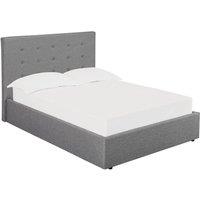 Lemon Pavilion Furniture Lucca 5.0 Kingsize Bed - Linen Fabric - L215.5 x W169 x H113 cm - Grey | Size: King