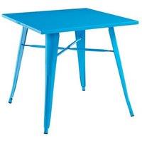 Minster Garden Bar Table - Metal - L80 x W80 x H76 cm - Blue | Size: 1 Pack