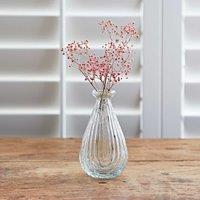 Paper High Small Glass Bud Vase in Clear