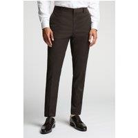 Slim Fit Chocolate Flannel Trousers