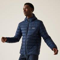 Regatta Men's Hooded Marizion Padded Jacket in Bright Blue | Size: 3XL