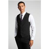 Limehaus Men's Slim Fit Waistcoat in Black | Size: 54R