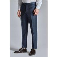Crux Deep Blue Check Regular Trousers