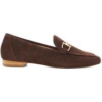 Dune London Women's 'Grained' Suede Loafers in Brown | Size: 5