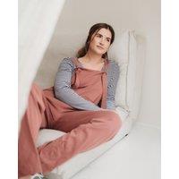 Turtledove London Women's Lila Pink Dungarees | Size: 18-22