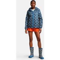 Regatta Women's Orla Kiely Waterproof Pack-It-Jacket in Mid Navy | Size: 12
