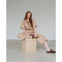 Turtledove London Women's Ethel Brown Jumpsuit | Size: 12