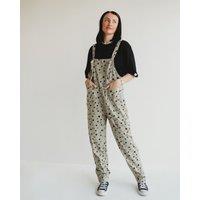 Turtledove London Women's Lila Grey Equestrian Print Dungarees | Size: 18-22