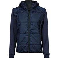 TEE JAYS Women's Stretch Hooded Jacket in Navy | Size: XL