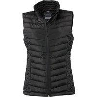 TEE JAYS Women's Padded Zepelin Vest Jacket Gilet in Black | Size: 2XL