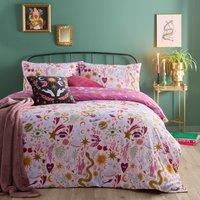 Furn Enchanted Printed Reversible Duvet Cover Set | Size: Super King