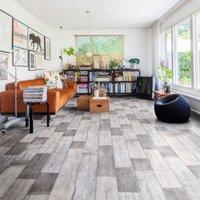 Vinyl Flooring UK Beige Wood Effect Cushion Backed 2.8mm Vinyl Flooring | Size: 2000mm x 2000mm