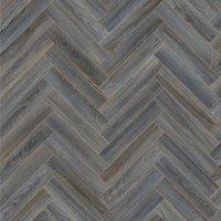 Vinyl Flooring UK Grey Herringbone Wood Effect 3.8mm Vinyl Flooring Sheet | Size: 3000mm x 3000mm