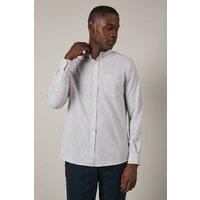 Maine Men's Natural Grandad long Sleeve Shirt | Size: 3XL